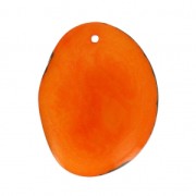 Fine Tagua slice 35-45 mm Orange x1|raw }}