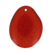 Fine Tagua slice 35-45 mm Red x1|raw }}