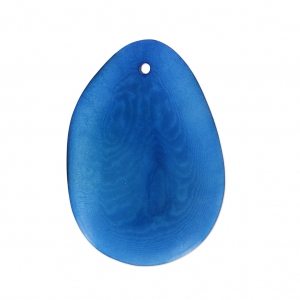 Thin slice of Tagua35-45 mm Blue x1