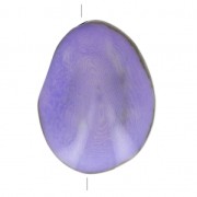 Worked tagua seed 35-50 mm Lilac x 1|raw }}