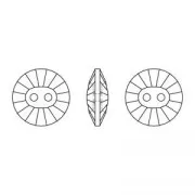 PureCrystal Button 3019 12mm Rosaline