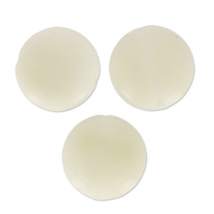 Tagua pucks 13 mm Natural x 4