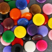 Tagua pucks 13 mm Natural x 4