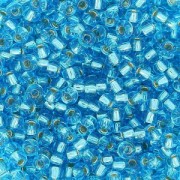 Miyuki Seed beads 11/0 2429 - Dark Aqua Silver Lined x8g
