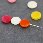 Tagua pucks 12 mm Red x 4