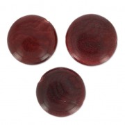Tagua pucks 12 mm burgundy x 4|raw }}