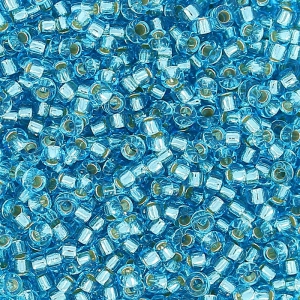 Miyuki Seed beads 15/0 2429 - Dark Aqua Silver Lined x8g
