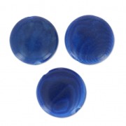 Tagua pucks 12 mm Blue x 4