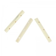Perless 30 mm wooden spacer tubes with 3 holes for making a front panel x10