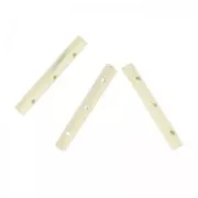 Wooden Sticks 30 mm 3 holes for statement necklace x10