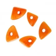 Tagua Chips 10 mm Orange x 5