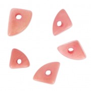 Tagua Chips 10 mm Pink x 5|raw }}