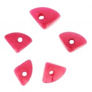 Tagua Chips 10 mm Fuchsia x 5|raw }}