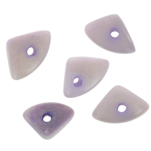 Tagua Chips 10 mm Lilac x 5