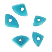 Tagua Chips 10 mm Turquoise x 5|raw }}