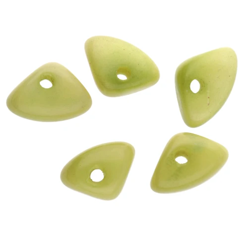 Tagua Chips 10 mm Lime x 5