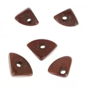Tagua Chips 10 mm brown x 5