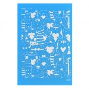 Silk Screen Moiko 74x105 mm - cats pattern 7.15|raw }}