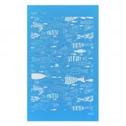 Silk Screen Moiko 74x105 mm - Fish pattern 7.12