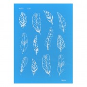 Silk Screen Moiko 74x105 mm - Feathers pattern 7.09
