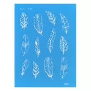 Silk Screen Moiko 74x105 mm - Feathers pattern 7.09