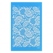 Silk Screen Moiko 74x105 mm - flower lace pattern 7.19|raw }}