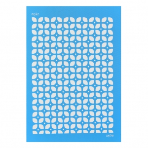 Silk Screen Moiko 74x105 mm - floor tile 70ties pattern 7.08