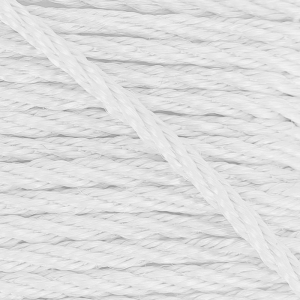 Braided nylon thread 2mm white x2.9m