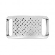 Spacer Ethnic pattern for 10mm width band Fine Antique silver plating