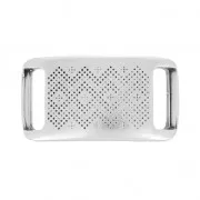 Spacer Ethnic pattern for 10mm width band Fine Antique silver plating