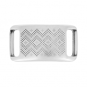 Spacer Ethnic pattern for 10mm width band Fine Antique silver plating