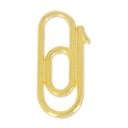Trombone spacer 21 mm fine Gold plated x1|raw }}