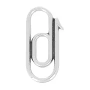 Trombone spacer 21 mm Fine Antique silver plating x1