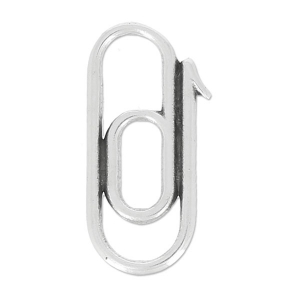 Trombone spacer 21 mm Fine Antique silver plating x1