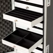 Jewels rolley with prof Jewelry Trays 51x23x33.5 cm Black x1