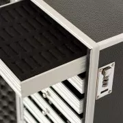 Jewels rolley with prof Jewelry Trays 51x23x33.5 cm Black x1