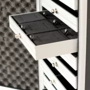 Jewels rolley with prof Jewelry Trays 51x23x33.5 cm Black x1