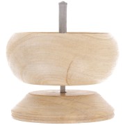 9cm Junior wood bead spinner x1|raw }}