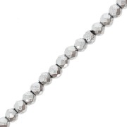 Mini imitation Hematite faceted beads 2mm Labrador x35cm|raw }}