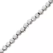 Mini imitation Hematite faceted beads 2mm Labrador x35cm