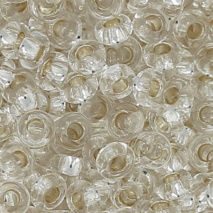 Toho Seed beads Demi Round 11/0 TO11RDRPF0021 - PF Crystal S/L x5g