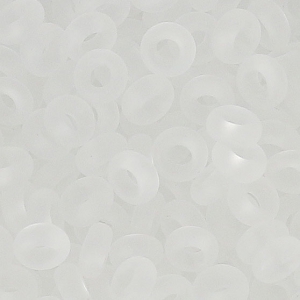 Toho Seed beads Demi Round 11/0 TO11RDR0001F - Transparent-Frosted Crystal x5g
