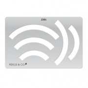 Rigid Template for polymer clay  152x100mm bow