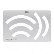 Rigid Template for polymer clay 152x100mm bow