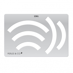 Rigid Template for polymer clay 152x100mm bow