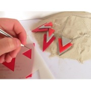 Rigid Template for polymer clay  152x100mm bow