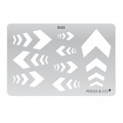 Rigid Template for polymer clay 152x100mm zigzag