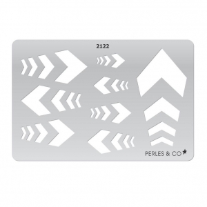 Rigid Template for polymer clay 152x100mm zigzag