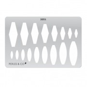 Rigid Template for polymer clay 152x100mm Ethnic|raw }}