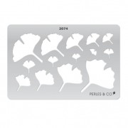 Rigid Template for polymer clay 152x100mm Ginkgo|raw }}